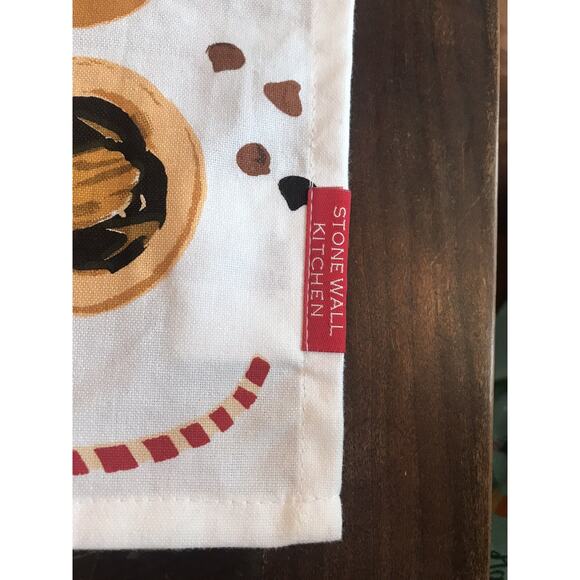Stonewall Kitchen ”Cookie Swap” Tea Towel Excellent! Christmas Baking 18”x 28” - Picture 3 of 9